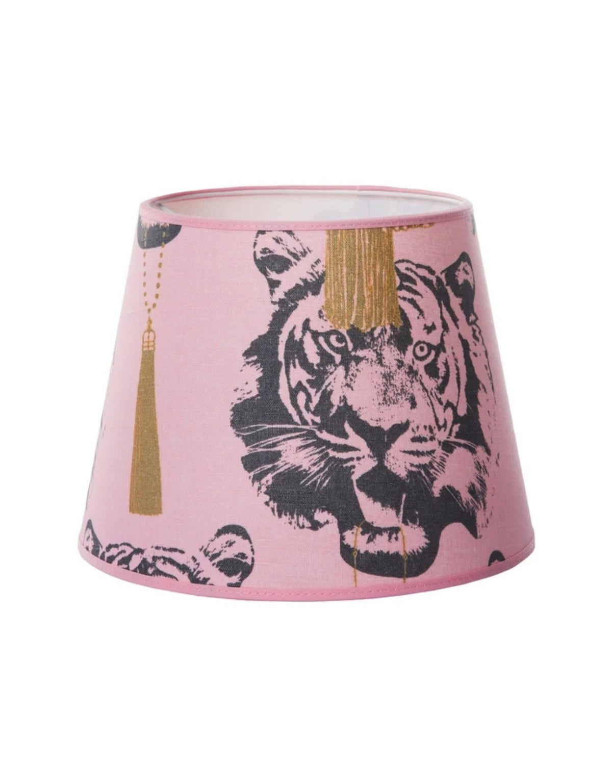 Coco Tiger lampeskjerm i rosa fra Studio Lisa Bengtsson