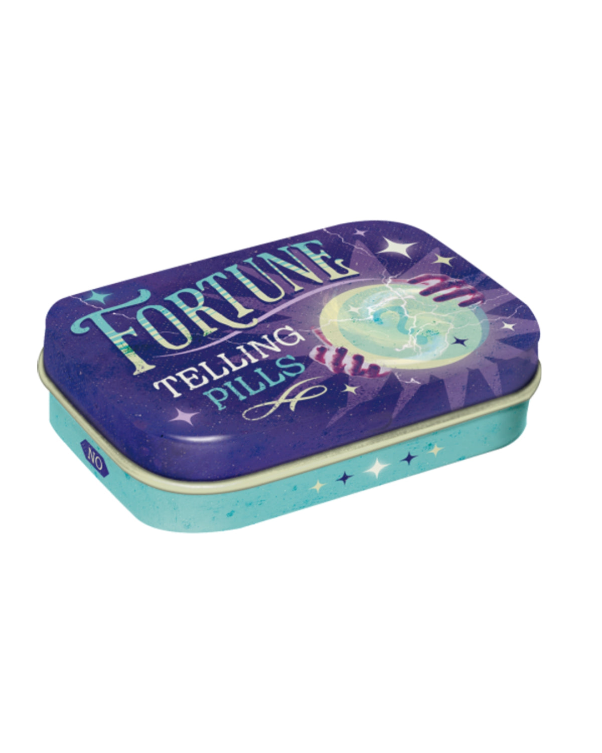 Fortune Telling Pills mintboks med sukkerfrie peppermyntedrops