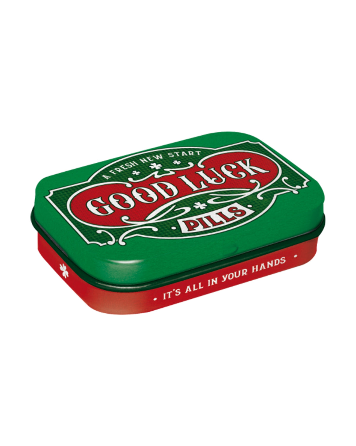 Good Luck Pills mintboks med sukkerfrie peppermyntedrops