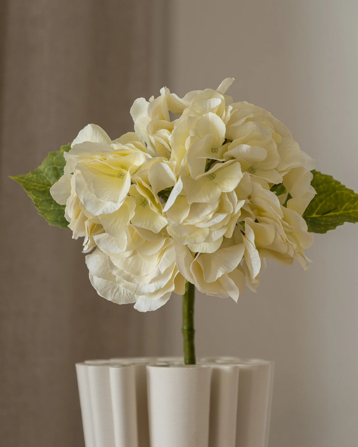 Hydrangea Cream kunstig hortensia fra Amarante