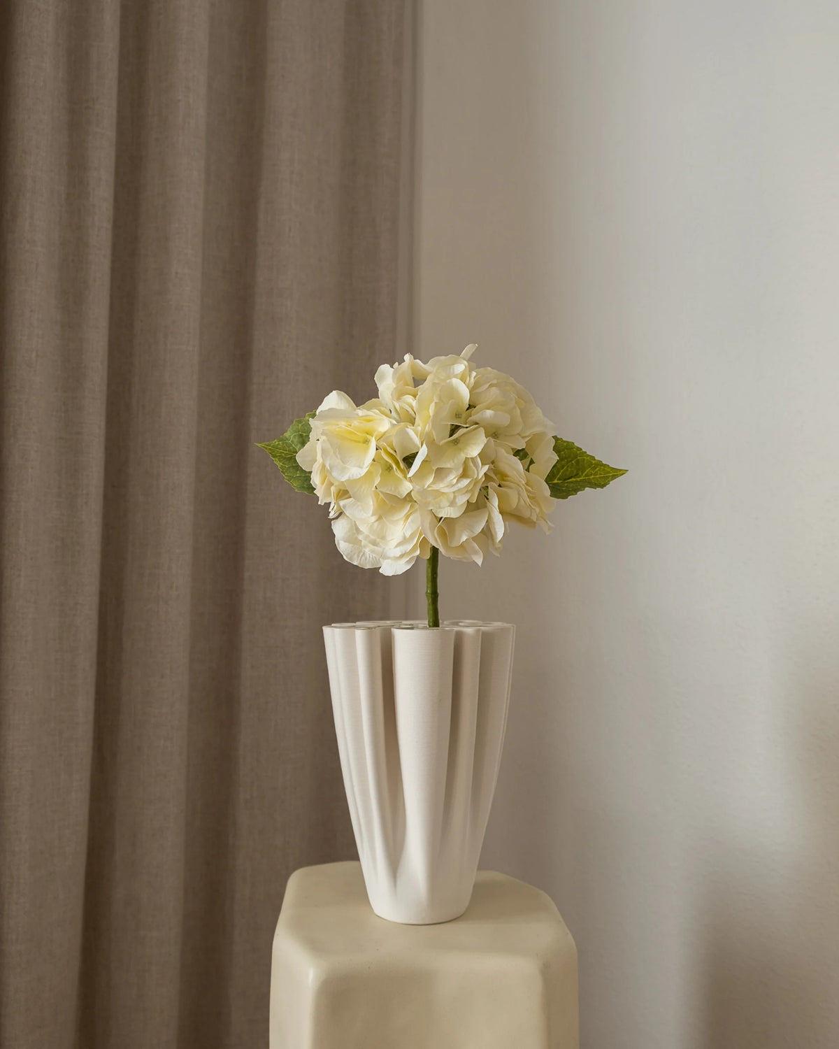 Hydrangea Cream kunstig hortensia fra Amarante