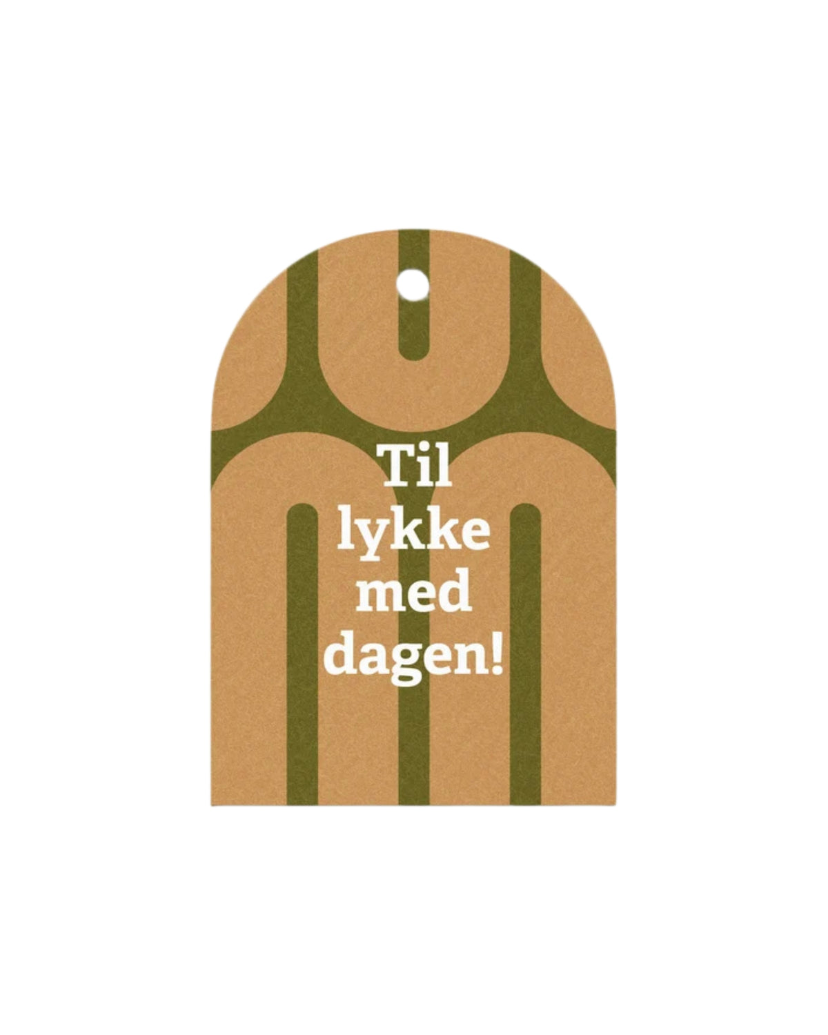 Minikort med teksten «Tillykke med dagen»