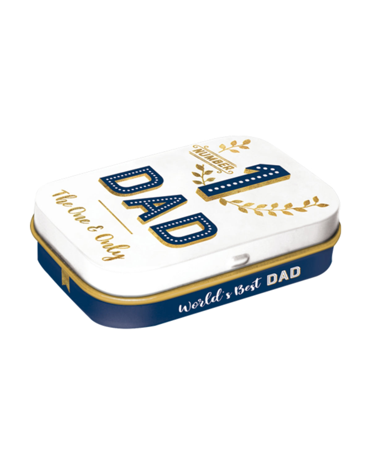 Number 1 Dad mintboks med sukkerfrie peppermyntedrops