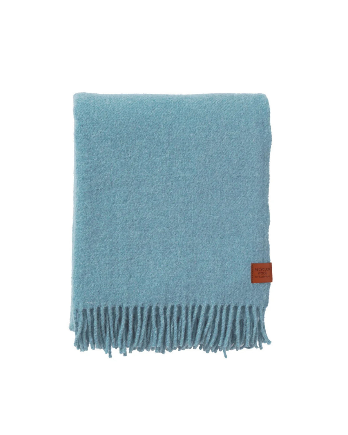 True pledd Blue 130 × 180 cm – Klippan Yllefabrik